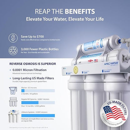 APEC Water Systems RO-90 Ultimate Series Top Tier Supreme Certified High Output - Image 7