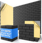 12 Pack Acoustic Panels with Self Adhesive, Soundproof Wall Panels, Brick Sound by NEPIS