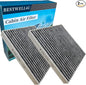 Carbon 2 Pack BW160 Cabin Air Filter by BESTWELL4U