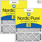 Nordic Pure 20x25x5 Lennox X6673 X6675 Replacement MERV 10 Air Filters 2 Pack by NordicPure