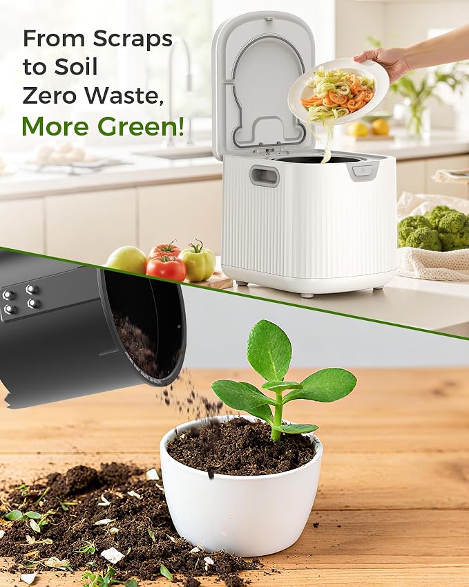 Electric Composter for Kitchen, 2.5L Smart Electric Kitchen Composter - Image 3