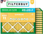 Filterbuy 20x20x1 Air Filter MERV 11 Superior Pet & Allergy Defense, by Filterbuy