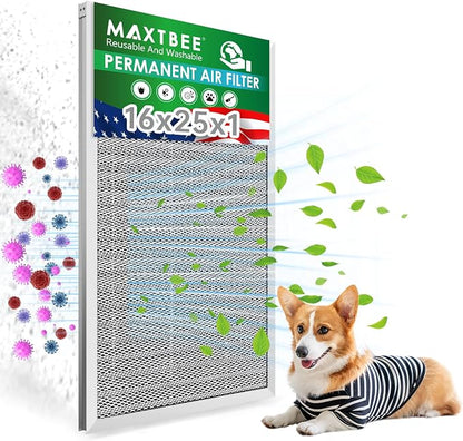 16x25x1 Air Filter Electrostatic Filter Reusable Washable HVAC AC Furnace Filter by Unknown