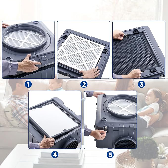 Air Scrubber Active Carbon Filters Compatible - Image 6