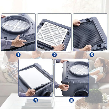 Air Scrubber Active Carbon Filters Compatible - Image 6