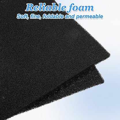 2 Pack Aquarium Bio Sponge Filter Pad, 40 PPI Fish Tank Filter Foam Sponges - Image 5