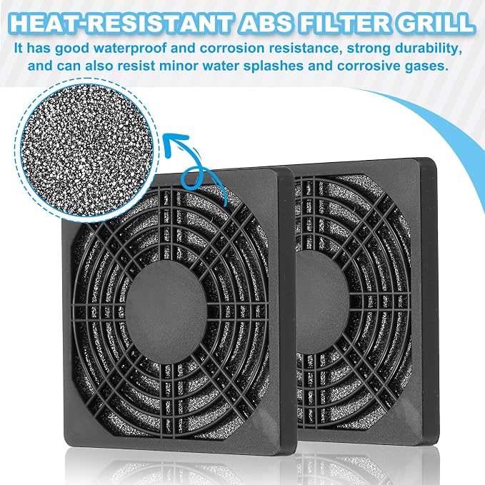 PATIKIL 90mm Fan Filter Grill - Image 4