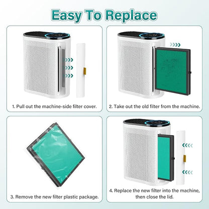 2 Pack MK04 Air Filter Replacement - Image 9