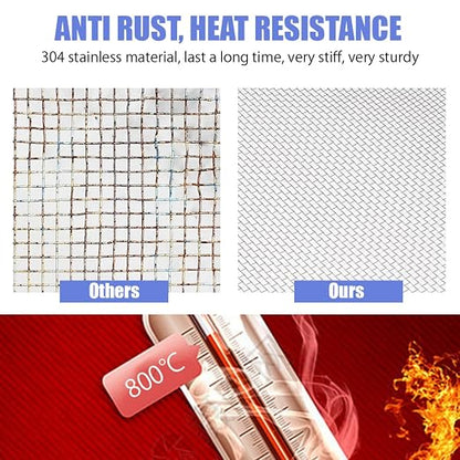 Stainless Steel Mesh Screen 12 Mesh No Rust Sturdy Metal Wire Mesh Easy to Work - Image 5