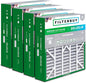 Filterbuy 20x25x6 Air Filter MERV 8 Essential Dust & Allergy Defense, Pleated by Filterbuy