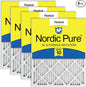 Nordic Pure 16x30x1 Pleated MERV 10 Air Filters 4 Pack by NordicPure