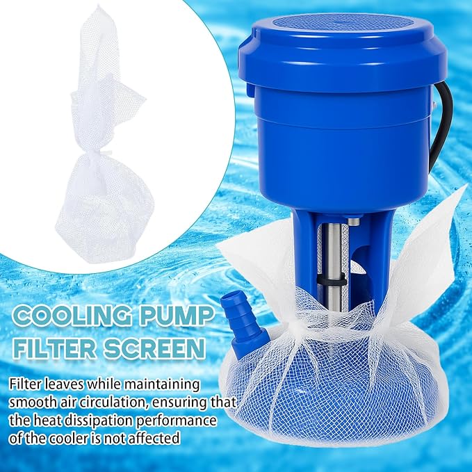 2 Sets 19.7 x 19.7 Inch Swamp Cooler Pump Swamp Cooler Filter Mesh Pump Basket - Image 5