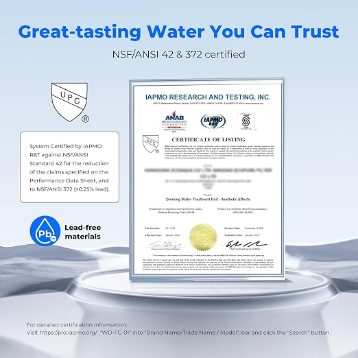 Waterdrop Water Filter for Sink Faucet, NSF Certified Water Purifier, 320 - Image 5