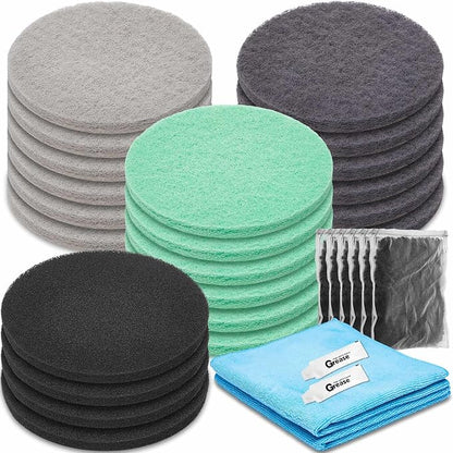 26 Pcs Canister Filter Media Replacement Kit Compatible by Threlaco