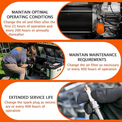 6485 Maintenance Kit 2-Pack for 16-26kW Air Cooled Standby Generators | Double - Image 7