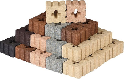 RealPlus Aquarium Filter Media 40pcs Bio Ceramic Brick by RealPlus