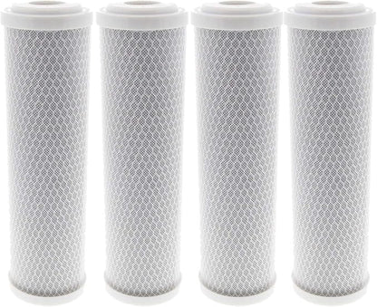 Tier1 10 Micron 10 Inch x 2.5 Inch | 4-Pack Whole House Carbon Block Water by Tier1