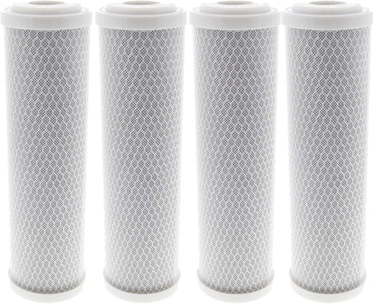 Tier1 10 Micron 10 Inch x 2.5 Inch | 4-Pack Whole House Carbon Block Water by Tier1