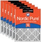 Nordic Pure 20x20x4 Pleated Air Filters MERV 15 Plus Carbon 6 Pack by NordicPure