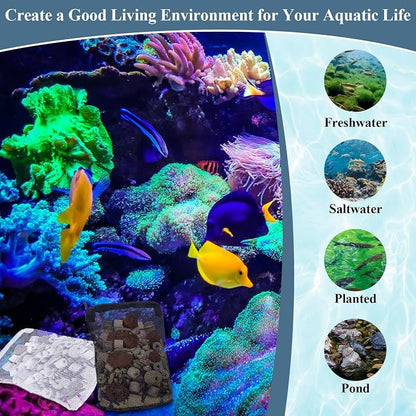 16 Pcs Aquarium Filter Media Bags Extra Fine, 7.8 x 5.9 Inch Filter Media Bag - Image 5