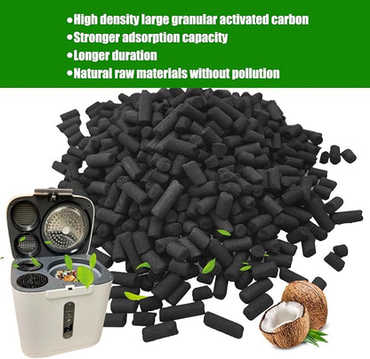 Odor Absorbing Carbon Refills for Fylecen Kitchen Smart Compost Bin, - Image 2