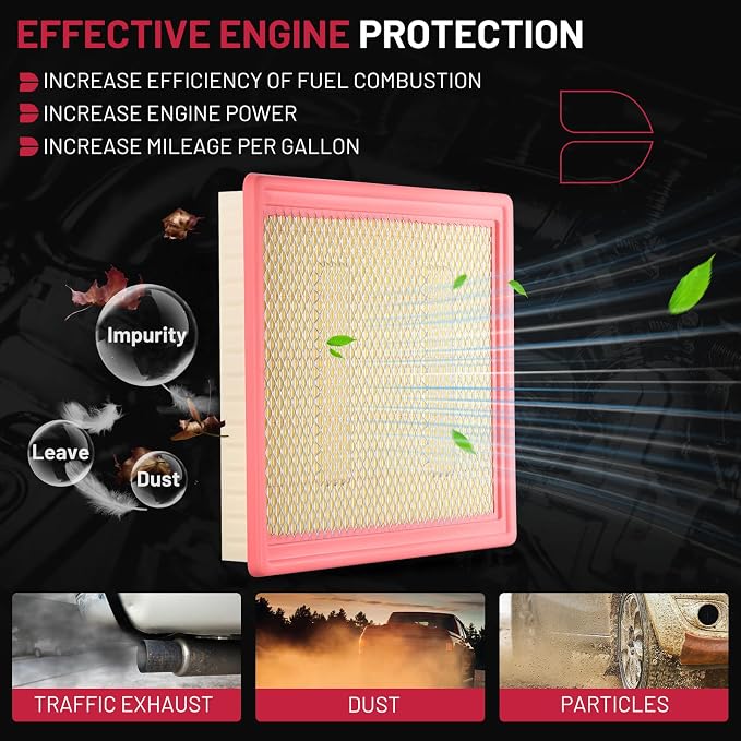 BDFHYK CA11959 Engine Air Filter Compatible - Image 2