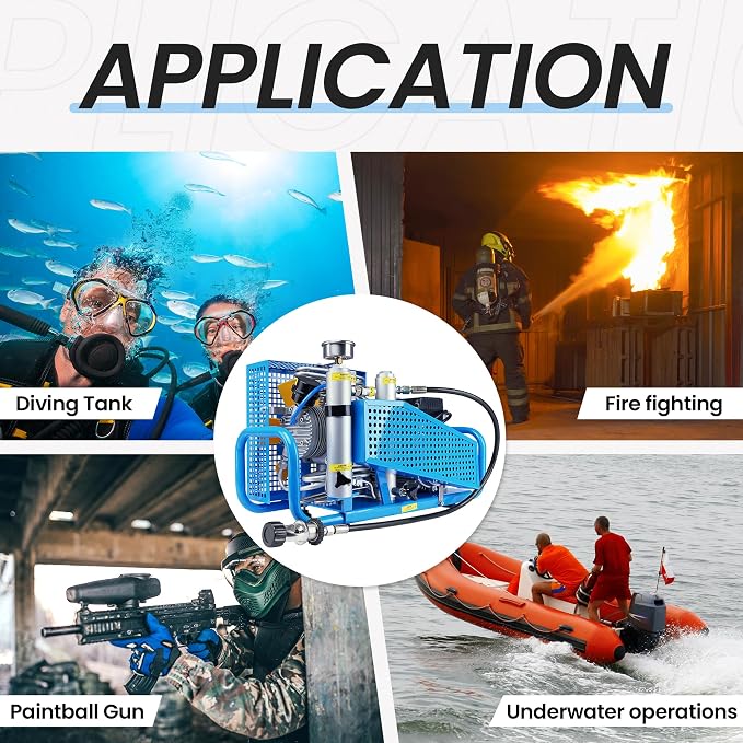 TUXING 4500Psi PCP Air Compressor | 300Bar High Pressure Diving Compressor | - Image 6
