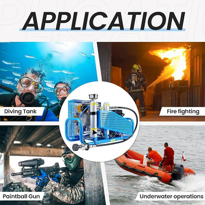 TUXING 4500Psi PCP Air Compressor | 300Bar High Pressure Diving Compressor | - Image 6