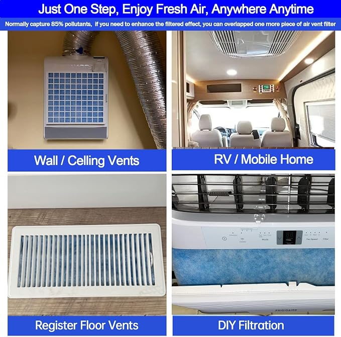 Air Vent Filters, MERV 8 Electrostatic Vent Filter - Image 6