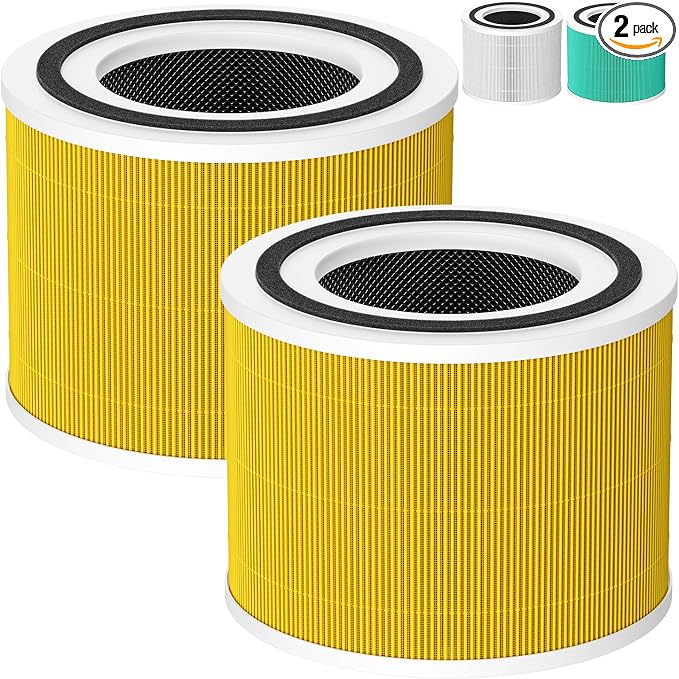2 Pack 14 True HEPA Pet Care Replacement Filter Compatible by Caehomly