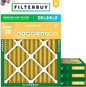 Filterbuy 20x24x2 Air Filter MERV 11 Superior Pet & Allergy Defense, by Filterbuy