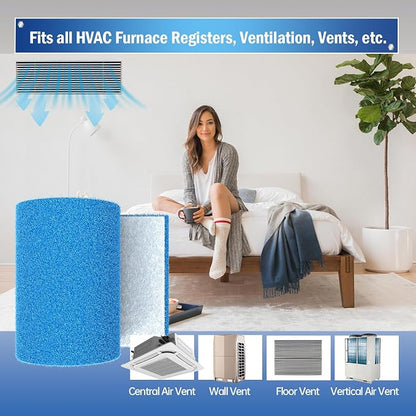 Air Vent Filter, 2 Pack 12"X100" Cut to Size MERV 8 Triple Air Filter Material - Image 7