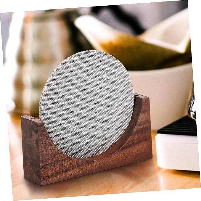 Luxshiny Espresso Machine Filter Double Cup Mesh Screen Stainless Steel Coffee - Image 6