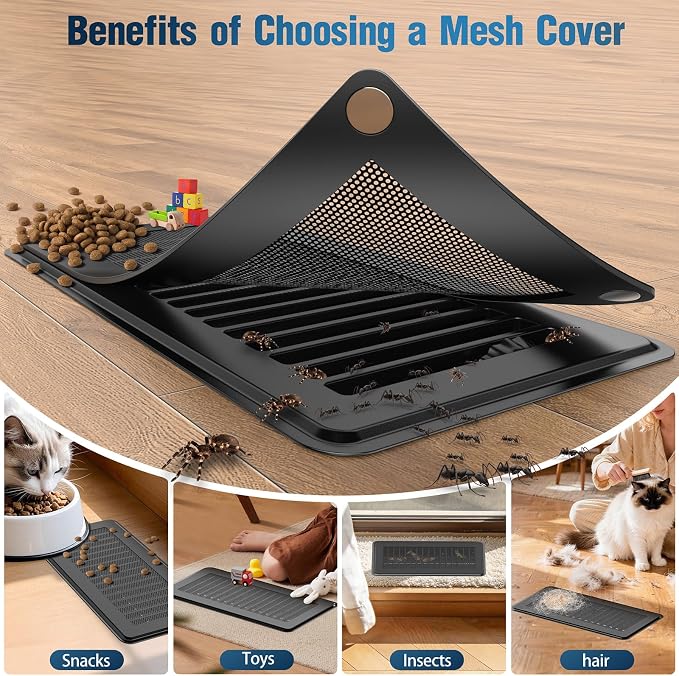 Magnetic Vent Covers with Vent Screen 5.1x13 Inch, Ceiling Air Vents to Block - Image 4