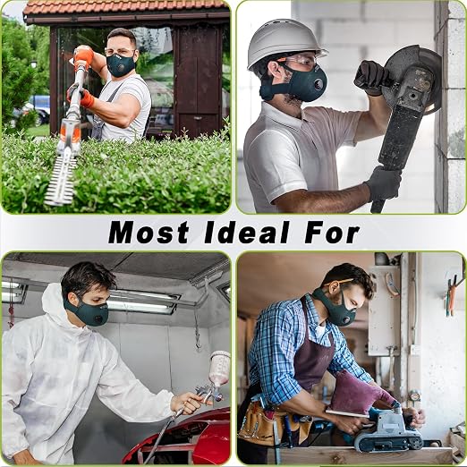 BASE CAMP M Plus Dust Mask, Breathable Reusable Face Mask - Image 6
