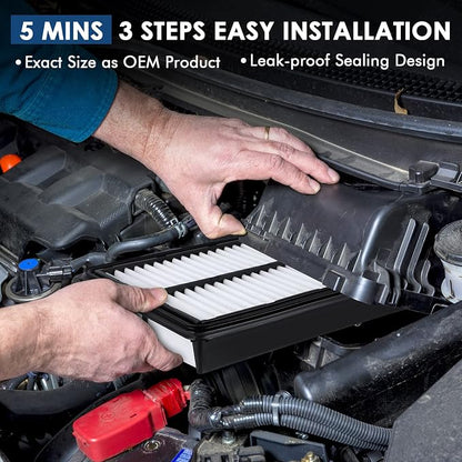 CA11476 Replacement Engine Air Filter, Efficient Filtration Offers 99% Air - Image 4