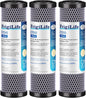 1 Micron 10" x 2.5" Whole House CTO Carbon Sedimen Water Filter Compatible by FrigiLife