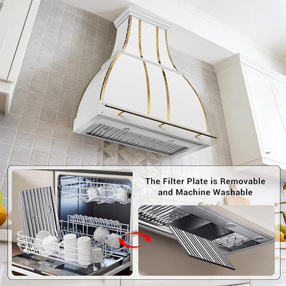 CHETTO C Stainless Steel Range Hood Cover - Image 4