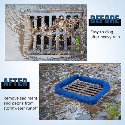 4 Pcs Sediment Filter Erosion Control Blanket Silt Fence Sock - Image 3
