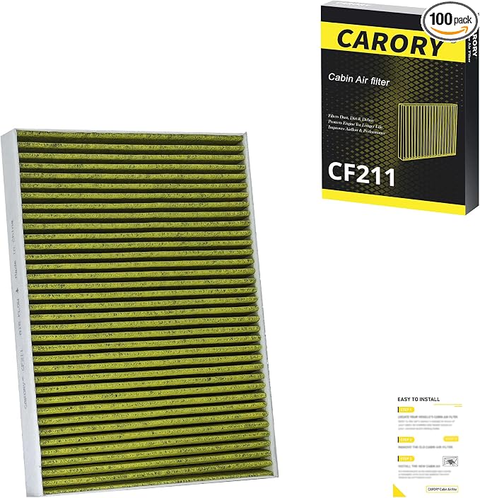 Cabin Air Filter w/Activated Carbon by Carory