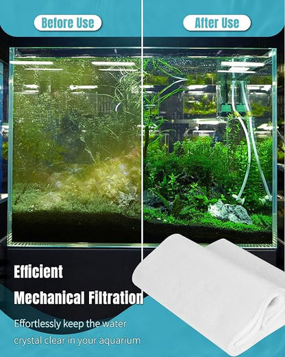Pawfly 200 Micron Fine Aquarium Polishing Filter Pad, High Density Filter Media - Image 3