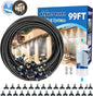 Misters for Outside Patio, Outdoor Water Misting Cooling System w Filter by POCKETPANDA