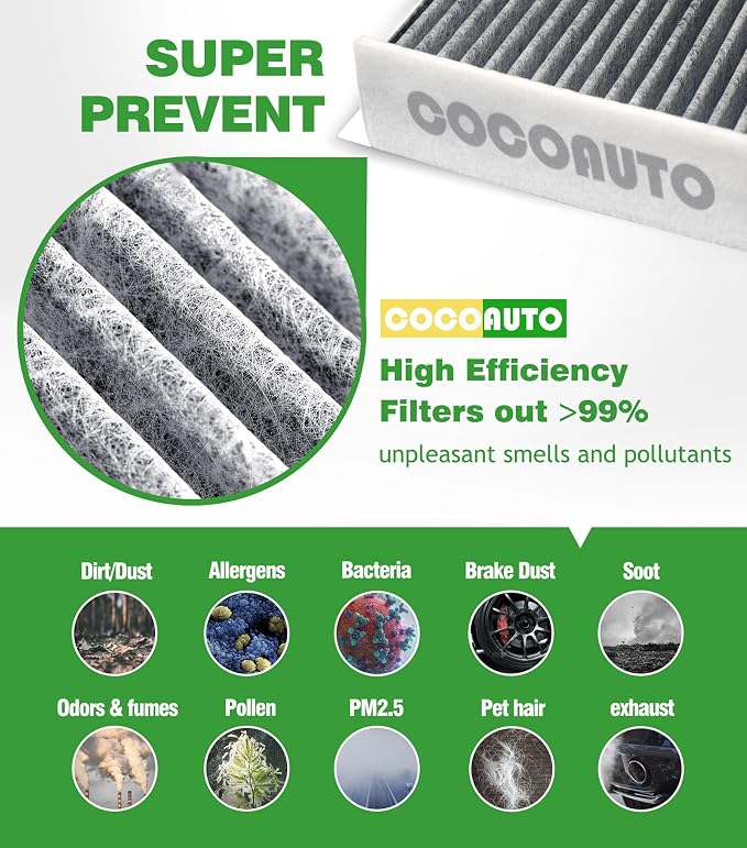 Engine & Cabin Air Filter Kit for Lexus RX350h Hybrid, NX450h+ RX450h+ PHEV - Image 3