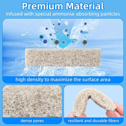 AQUANEAT 12-Pack Replacement Ammonia Reducer Pads Compatible - Image 5