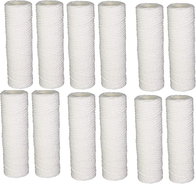 CFS – 12 Pack Whole House Basic Water Filters Cartridge Compatible by CompleteFiltrationServices
