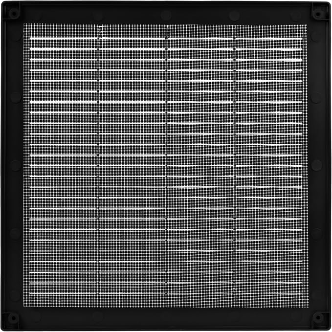 Vent Systems 10" x 10" Inch Plastic Black Soffit Vent Cover - Image 6