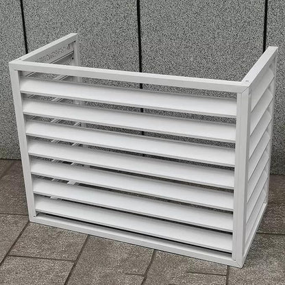 Freestanding Louvered Space Divider, outdoor garbage can enclosures, balcony by Unknown