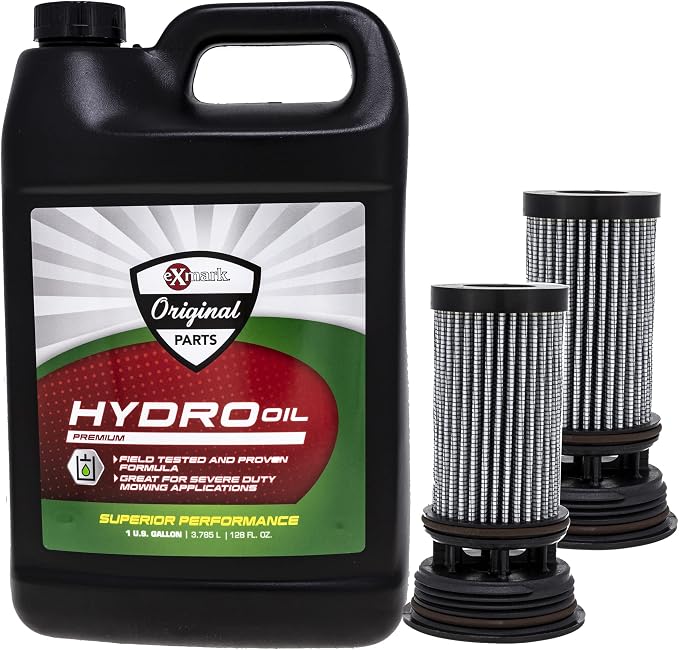 Exmark Hydraulic Oil 1 Gallon and Filter Kit Lazer Z AS E S X Z Series Next by Exmark