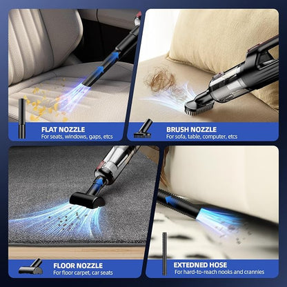 Handheld Vacuum Cleaner, 18000Pa 2 in 1 Cordless Car Vacuum Cleaner&Air Duster - Image 5