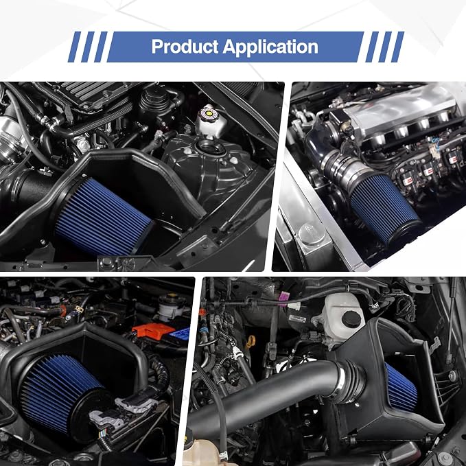 Universal Clamp On Air Intake Filter fits 3 In /3.5 In /4 In Three Different - Image 7